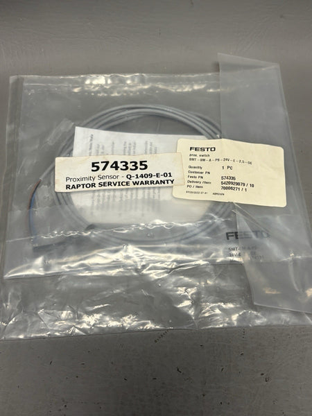NEW FESTO SMT-8M-A-PS-24V-E-2,5-OE 574335 Proximity Switch Sensor