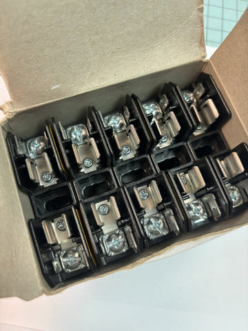 10- NEW Buss BM6031PQ 30Amp 600V 1-Pole  Fuse Block Tron