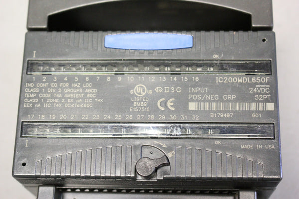 GE FANUC IC200MDL650F INPUT MODULE