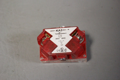 UNUSED SCHNIEDER 9001KA3 CONTACT BLOCK