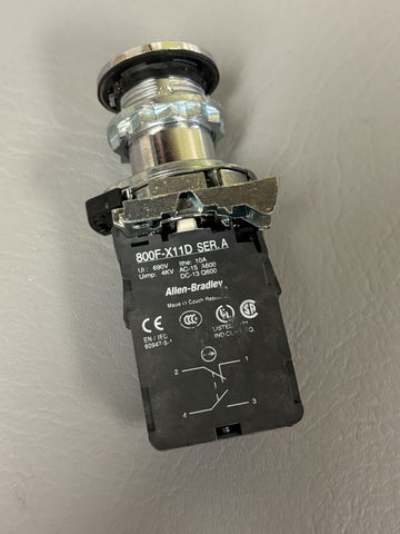Allen Bradley 800F-X11D & Blue Reset Button