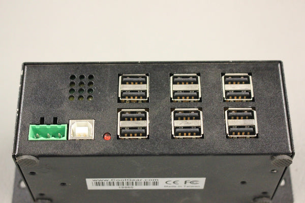 12 Port USB 2.0 Powered Hub w/ Port Status LEDs