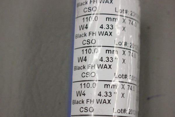 NEW ZEBRA G1660 G SERIES BLACK WAX RIBBON INK 4.2X244"