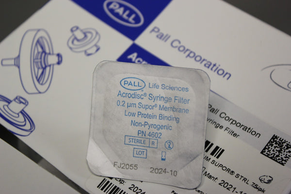 63 NEW PALL ACRODISC 13MM 0.2UM SYRINGE FILTERS 4602