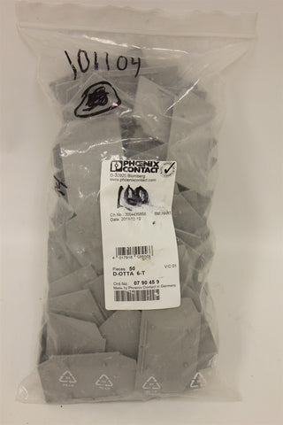 (100)  PHOENIX CONTACT TERMINAL BLOCK END COVERS D-OTTA-6
