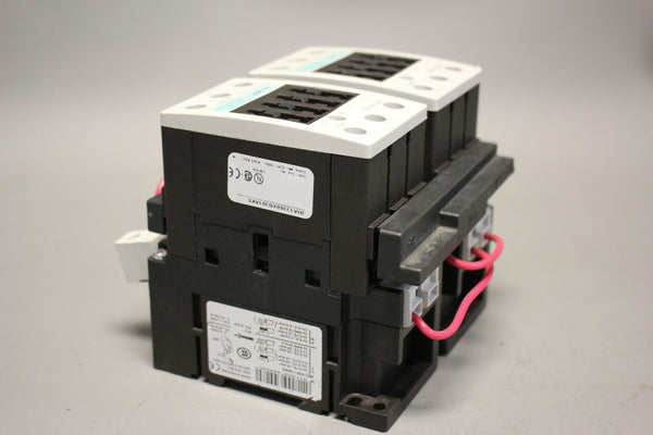 UNUSED SIEMENS REVERSING CONTACTOR ASSEMBLY 3RA13368XB301AK6/3RA1336-8XB30-1AK6