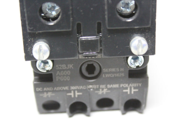 SIEMENS BLACK MAX RED MUSHROOM HEAD PUSH PULL BUTTON 52BP2MRA W/ 52BJK