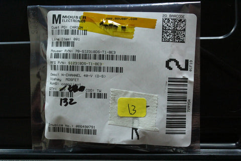 132 NEW IC CIRCUITS N-CHANNEL MOSFET SI2318DS-T1-BE3 VISHAY