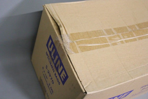 1000 NEW ULINE BIOHAZARD SPECIMEN BAGS 8x10" 2 MIL S-2970