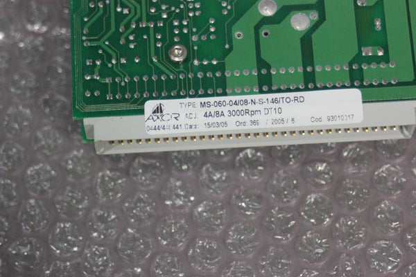 AXOR/ TRANSTECHNIK MINISPEED SERVO AMPLIFIER MS-060-04/08-N-S-146/TO-RD