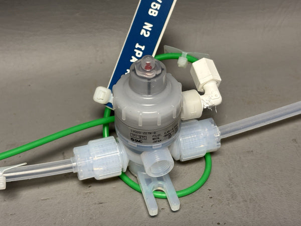 SMC LVQ20-Z07N-9 High Purity Pneumatic Diaphragm Valve 80PSI