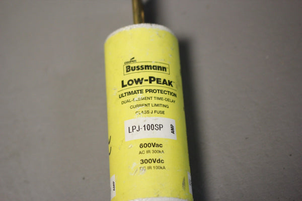 UNUSED BUSSMANN LOW PEAK FUSE LPJ-100SP