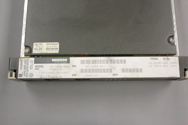 AEG MODICON PROCESSOR AS-P890-000