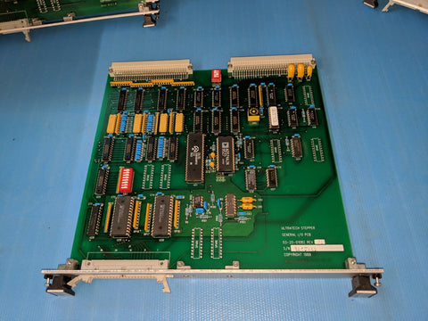 Ultratech Stepper General I/O Board 03-20-01082 Rev F1