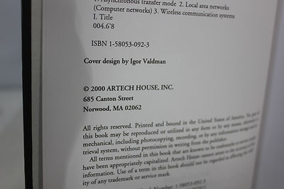 HIGH SPEED WIRELESS ATM & LANs BING 2000  HARDCOVER (S8-2-55E)