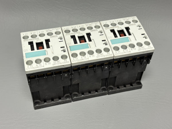 3- Siemens 3RT1015-1AM22 Sirius Power Contactor 3RT10151AM22