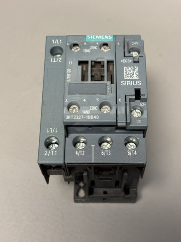 Siemens 3RT2327-1BB40 Contactor Short Circuit Resistance